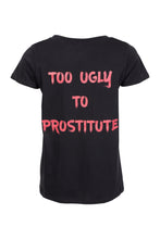 Lade das Bild in den Galerie-Viewer, TOO UGLY TEE BLACK WOMAN
