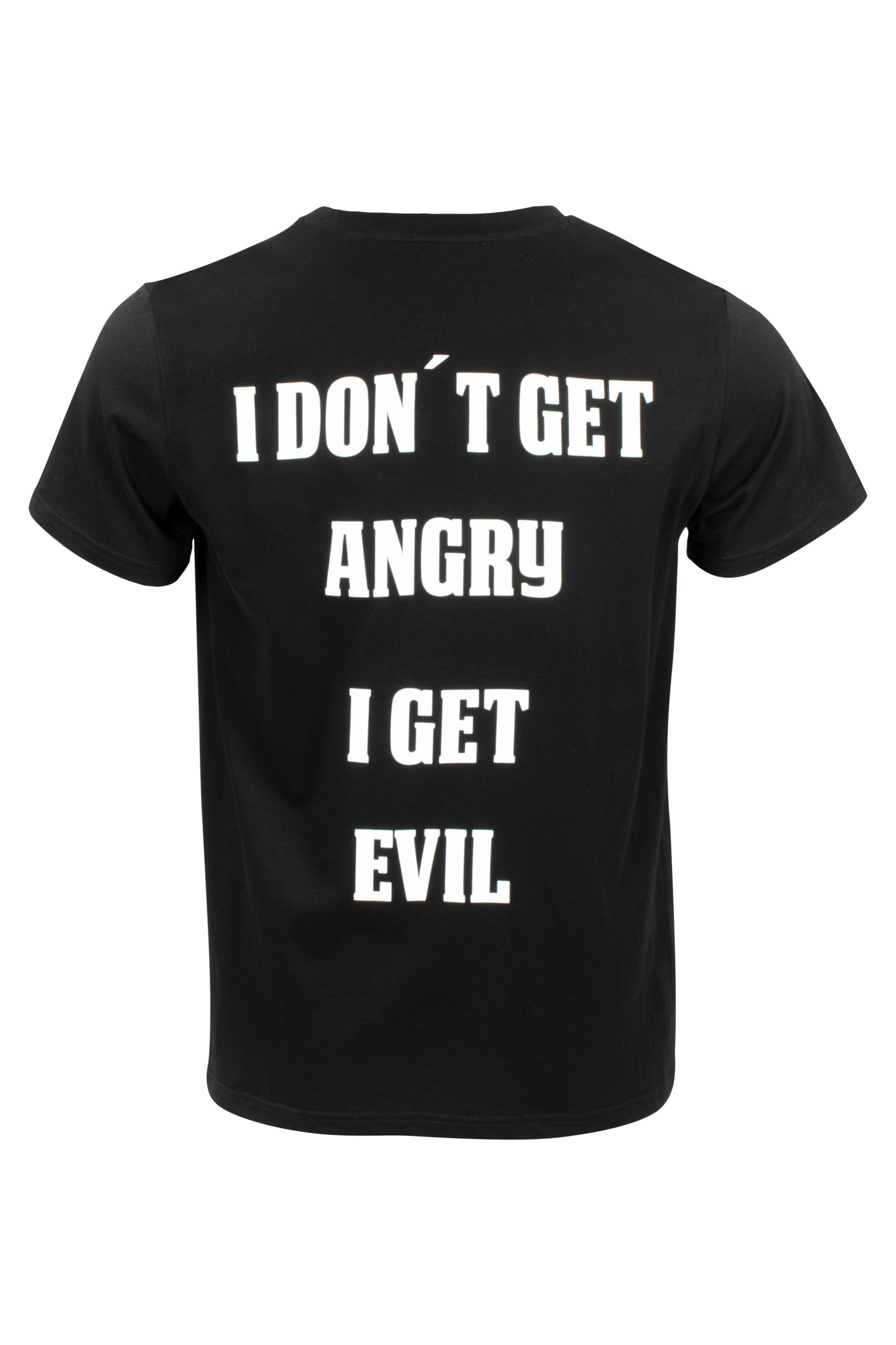 STATEMENT GET ANGRY TEE BLACK