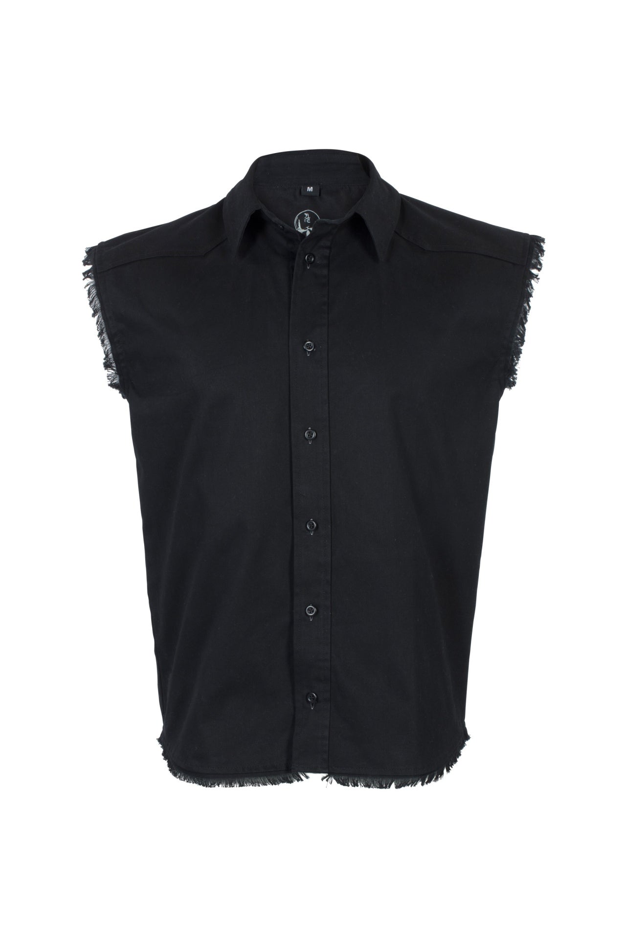 WORKER SHIRT PLAIN BLACK