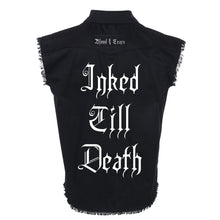 Lade das Bild in den Galerie-Viewer, WORKER SHIRT INKED TILL DEATH BLACK
