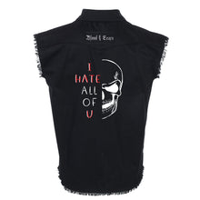 Lade das Bild in den Galerie-Viewer, WORKER SHIRT I HATE ALL OF U BLACK
