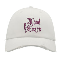 Lade das Bild in den Galerie-Viewer, BLOOD &amp; TEARS Baseball Cap Used White
