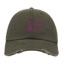 Lade das Bild in den Galerie-Viewer, BLOOD &amp; TEARS Baseball Cap Used Olive
