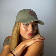 Lade das Bild in den Galerie-Viewer, BLOOD &amp; TEARS Baseball Cap Used Olive
