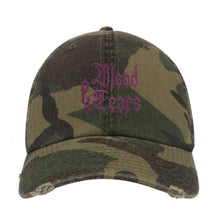 Lade das Bild in den Galerie-Viewer, BLOOD &amp; TEARS Baseball Cap Used Camo
