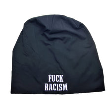 Lade das Bild in den Galerie-Viewer, FUCK RACISM Jersey Beanie Black
