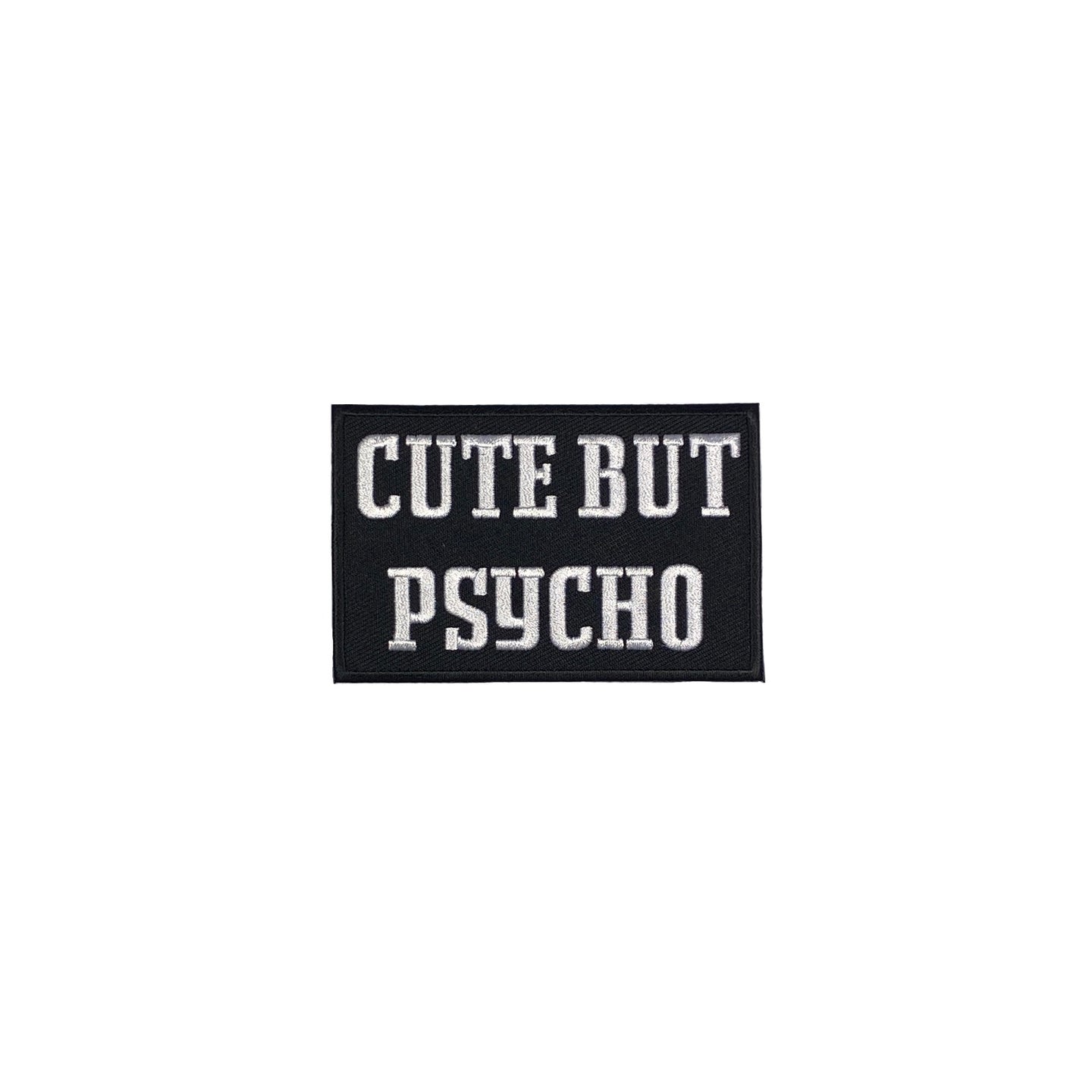 CUTE BUT PSYCHO Aufnäher / Patch