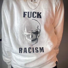 Lade das Bild in den Galerie-Viewer, FUCK RACISM SWEAT SHIRT WHITE
