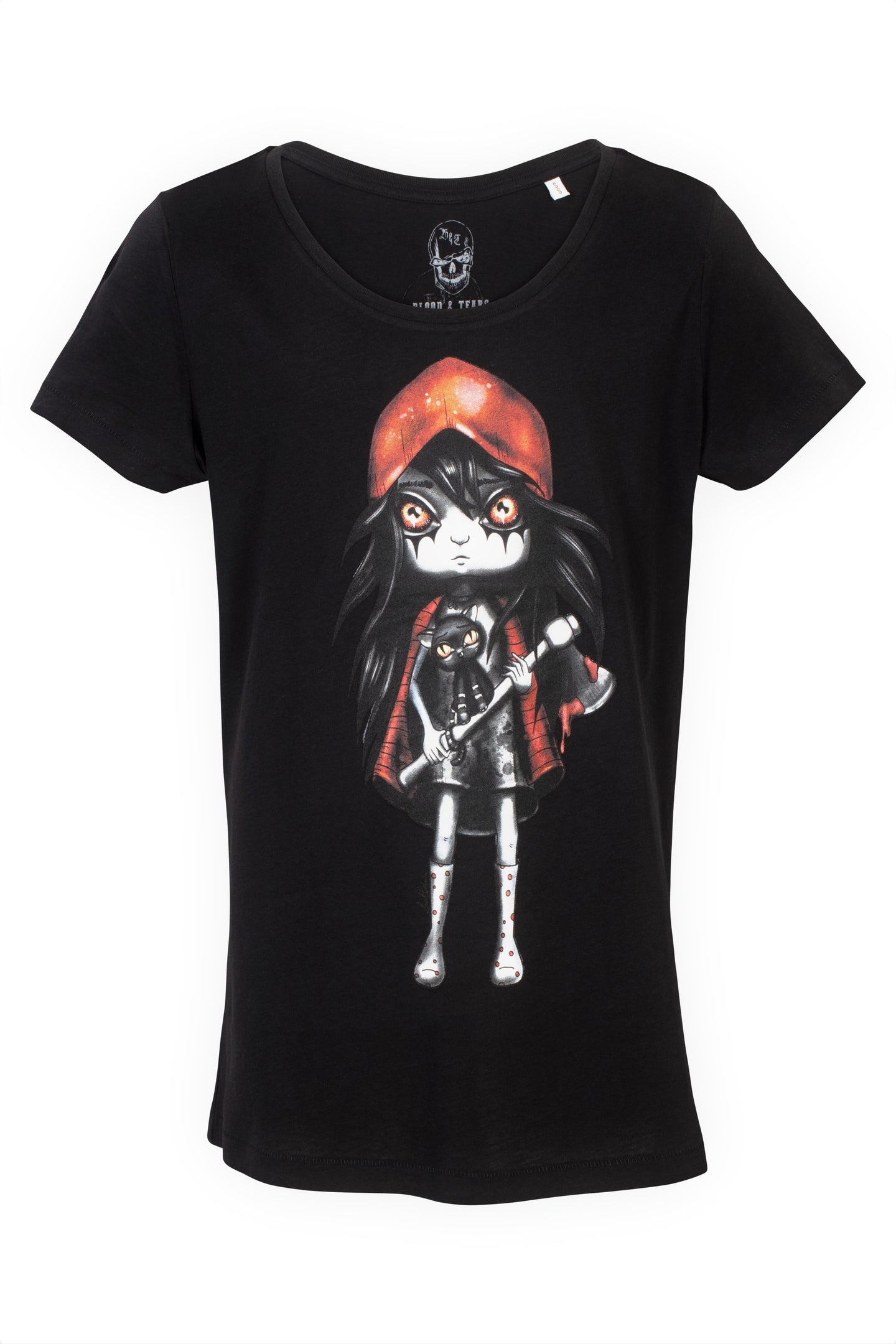 LITTLE RED EVIL TEE BLACK